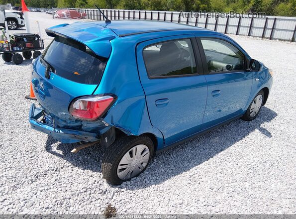 ML32AUHJ3RH034591 2024 MITSUBISHI MIRAGE Синий Задняя правая четверть