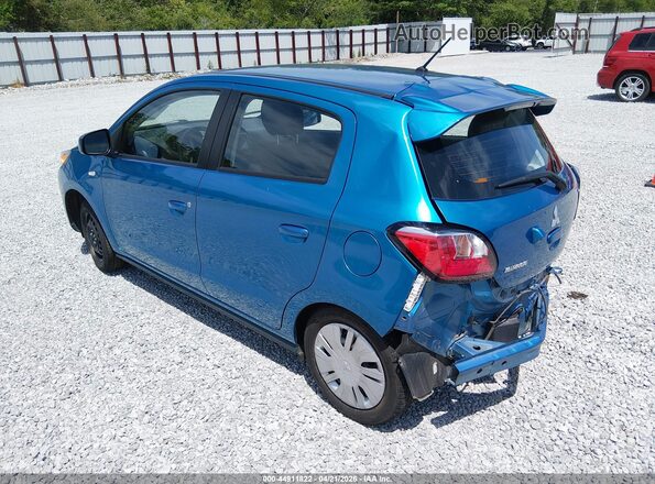 ML32AUHJ3RH034591 2024 MITSUBISHI MIRAGE Синий Задняя левая четверть
