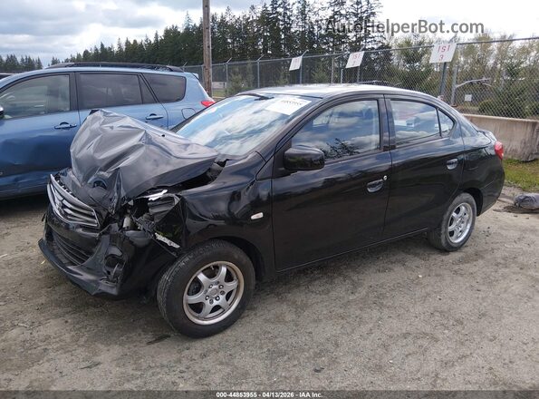 ML32F3FJ2HH002602 2017 MITSUBISHI MIRAGE G4 Черный Передняя левая четверть