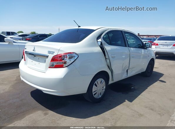 ML32F3FJ3HH004682 2017 MITSUBISHI MIRAGE G4 White Задня права чверть