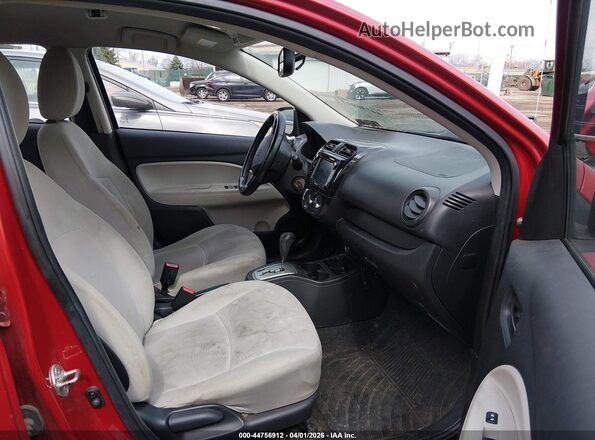ML32F3FJ3HHF10872 2017 MITSUBISHI MIRAGE G4 Red Вид салону спереду