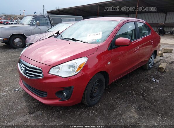 ML32F3FJ3HHF10872 2017 MITSUBISHI MIRAGE G4 Red Передня ліва чверть