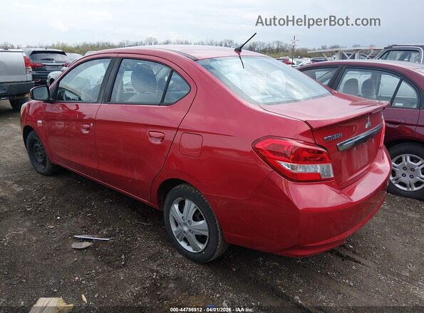 ML32F3FJ3HHF10872 2017 MITSUBISHI MIRAGE G4 Red Задня ліва чверть