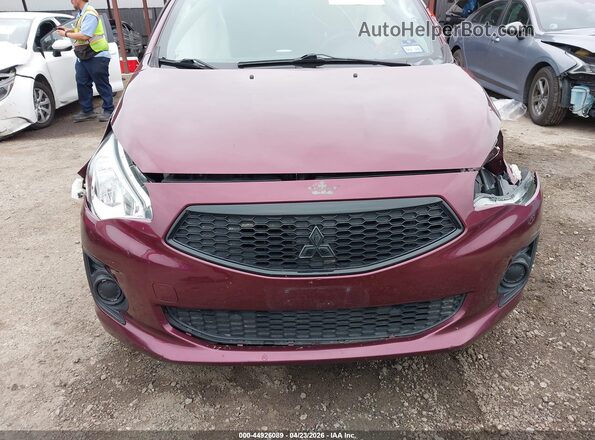 ML32F3FJ3LHF01288 2020 MITSUBISHI MIRAGE G4 Maroon Вид спереду