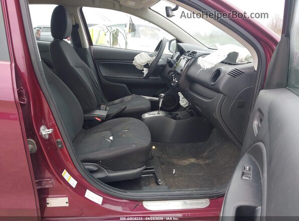ML32F3FJ4KHF12539 2019 MITSUBISHI MIRAGE G4 Maroon Widok wnętrza z przodu