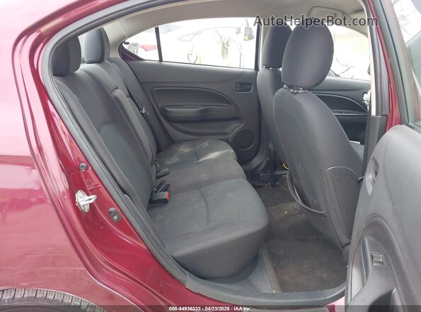 ML32F3FJ4KHF12539 2019 MITSUBISHI MIRAGE G4 Maroon Widok naklejki z numerem VIN