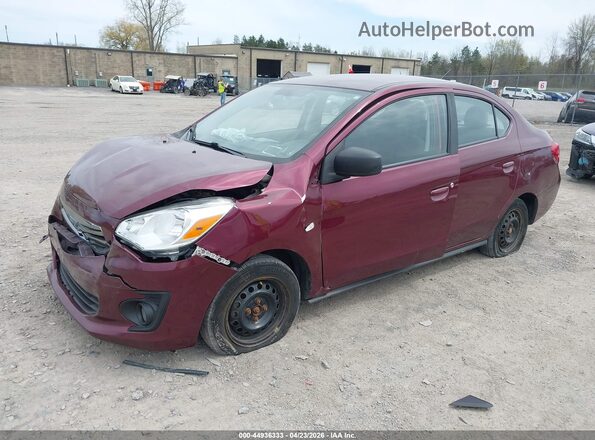 ML32F3FJ4KHF12539 2019 MITSUBISHI MIRAGE G4 Maroon Przód lewy