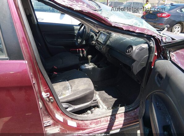 ML32F3FJ4LHF06497 2020 MITSUBISHI MIRAGE G4 Maroon Front interior view