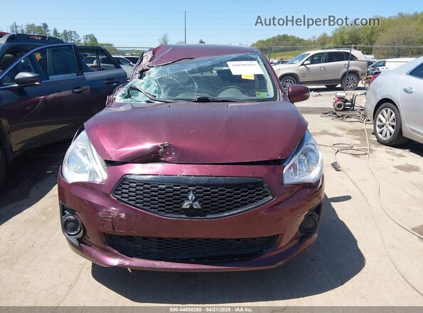 ML32F3FJ4LHF06497 2020 MITSUBISHI MIRAGE G4 Maroon Rear interior view