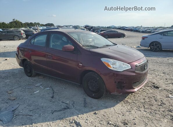 ML32F3FJ4LHF12090 2020 MITSUBISHI MIRAGE Maroon Przód prawy