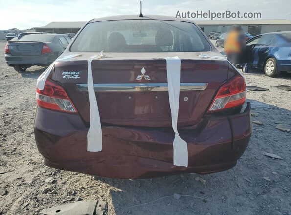 ML32F3FJ4LHF12090 2020 MITSUBISHI MIRAGE Maroon Widok z tyłu