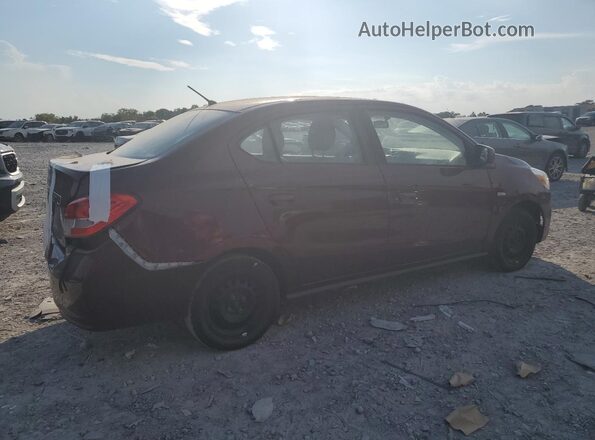 ML32F3FJ4LHF12090 2020 MITSUBISHI MIRAGE Maroon Tył prawy