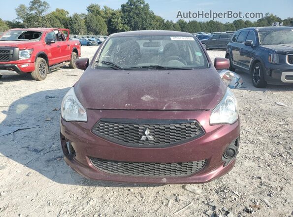 ML32F3FJ4LHF12090 2020 MITSUBISHI MIRAGE Maroon Widok z przodu