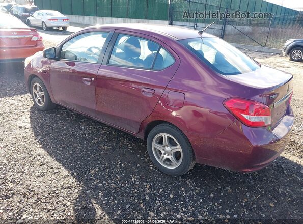 ML32F3FJ5HHF11814 2017 MITSUBISHI MIRAGE G4 Red Rear left