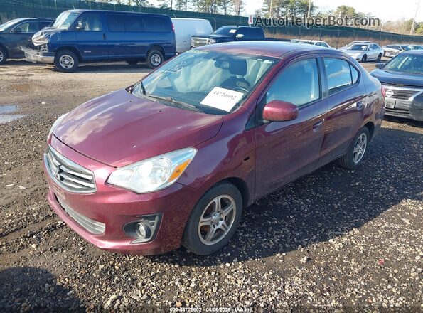 ML32F3FJ5HHF11814 2017 MITSUBISHI MIRAGE G4 Red Front left