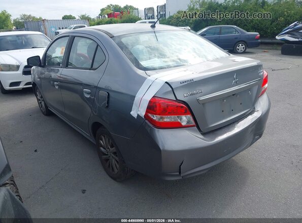 ML32F3FJ7KHF07495 2019 MITSUBISHI MIRAGE Silver Trasero izquierdo