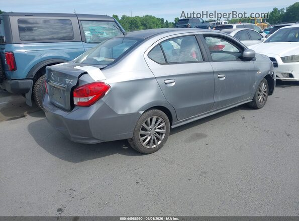 ML32F3FJ7KHF07495 2019 MITSUBISHI MIRAGE Silver Trasero derecho