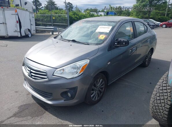 ML32F3FJ7KHF07495 2019 MITSUBISHI MIRAGE Silver Vista tres cuartos delantera izquierda