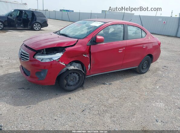 ML32F3FJ7KHF11773 2019 MITSUBISHI MIRAGE G4 Maroon Front view