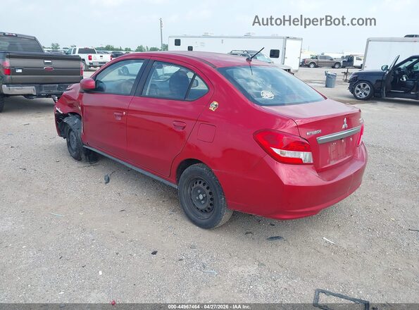 ML32F3FJ7KHF11773 2019 MITSUBISHI MIRAGE G4 Maroon Rear left