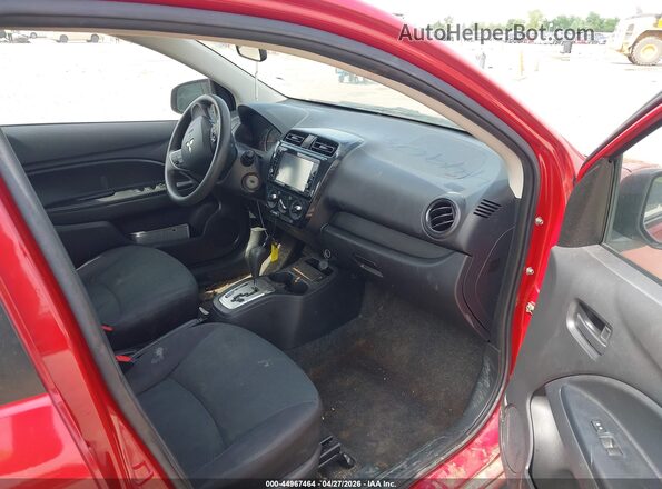 ML32F3FJ7KHF11773 2019 MITSUBISHI MIRAGE G4 Maroon Front interior view