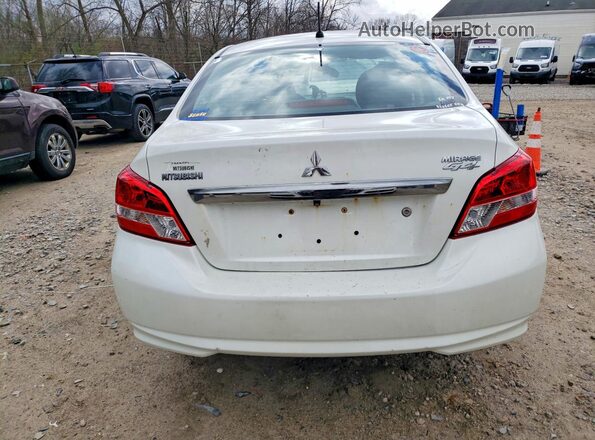 ML32F3FJ8JHF08184 2018 MITSUBISHI MIRAGE White უკანა ხედი