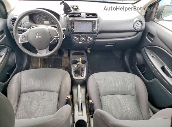 ML32F3FJ8JHF08184 2018 MITSUBISHI MIRAGE White წინა პანელის ხედი