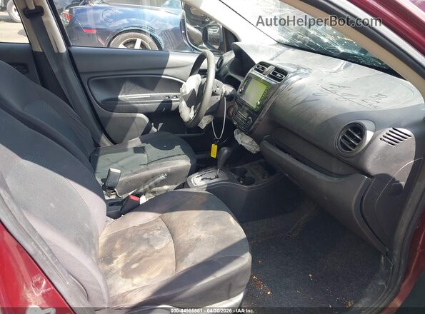 ML32F3FJ8LHF06499 2020 MITSUBISHI MIRAGE G4 Maroon Front interior view