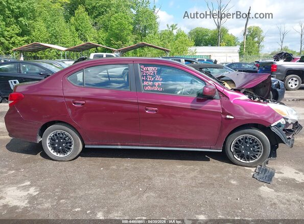 ML32F3FJ8LHF06499 2020 MITSUBISHI MIRAGE G4 Maroon Rear interior view
