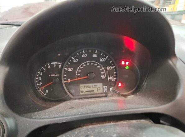 ML32F3FJ9HHF05255 2017 MITSUBISHI MIRAGE Burgundy Widok zestawu wskaźników