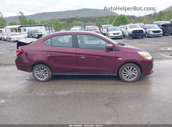 ML32F3FJ9KHF06171 2019 MITSUBISHI MIRAGE G4 Burgundy Vista interior trasera