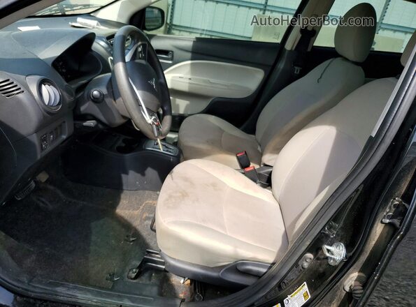 ML32F3FJ9KHF11306 2019 MITSUBISHI MIRAGE Black Вид салону спереду