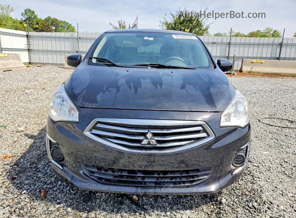 ML32F3FJ9KHF11306 2019 MITSUBISHI MIRAGE Black Вид спереду