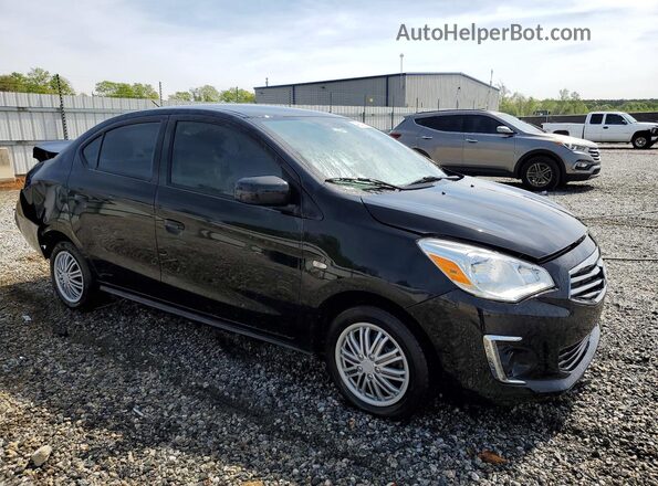 ML32F3FJ9KHF11306 2019 MITSUBISHI MIRAGE Black Передня права чверть