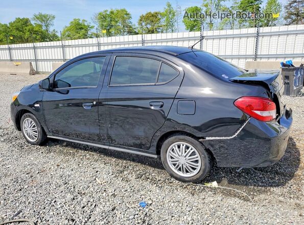 ML32F3FJ9KHF11306 2019 MITSUBISHI MIRAGE Black Задня ліва чверть