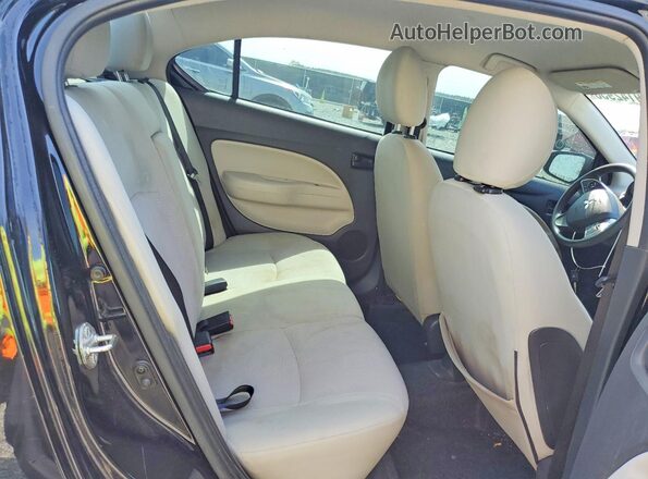 ML32F3FJ9KHF11306 2019 MITSUBISHI MIRAGE Black Вид задніх сидінь