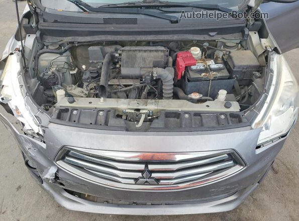 ML32F3FJXHHF06060 2017 MITSUBISHI MIRAGE Silver Rear interior view