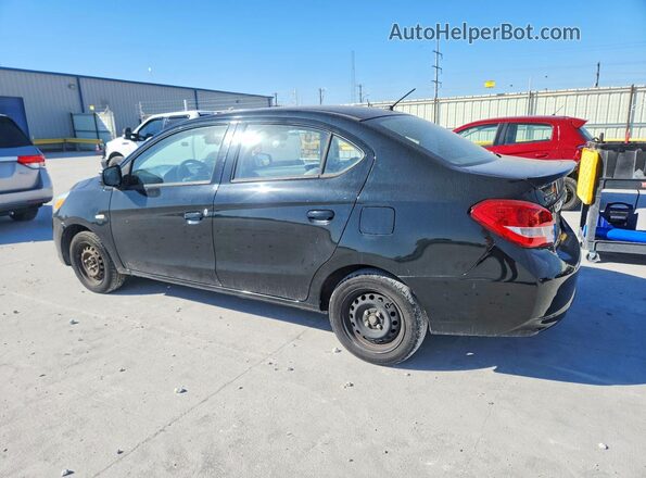 ML32F3FJXHHF08374 2017 MITSUBISHI MIRAGE Черный Задняя левая четверть