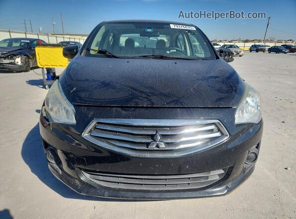 ML32F3FJXHHF08374 2017 MITSUBISHI MIRAGE Черный Вид спереди