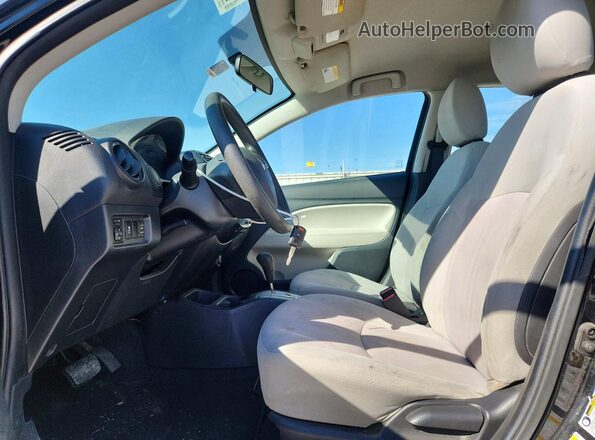 ML32F3FJXHHF08374 2017 MITSUBISHI MIRAGE Черный Вид салона спереди