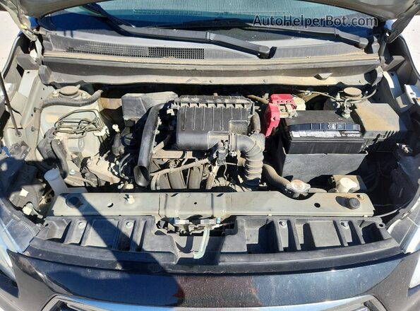 ML32F3FJXHHF08374 2017 MITSUBISHI MIRAGE Черный Вид задней части салона