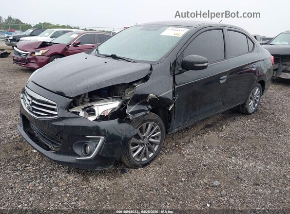 ML32F4FJ1HHF16594 2017 MITSUBISHI MIRAGE G4 Черный Передняя левая четверть