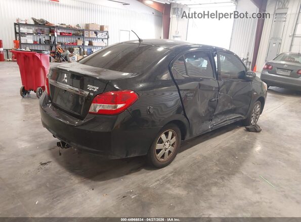 ML32F4FJ2HHF19892 2017 MITSUBISHI MIRAGE G4 Black Задня права чверть