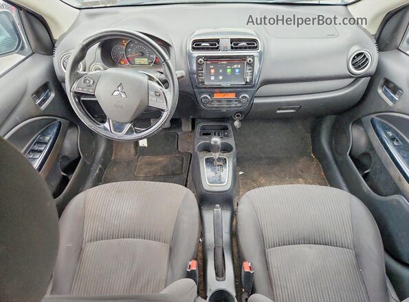 ML32F4FJ2LHF13275 2020 MITSUBISHI MIRAGE Black წინა პანელის ხედი
