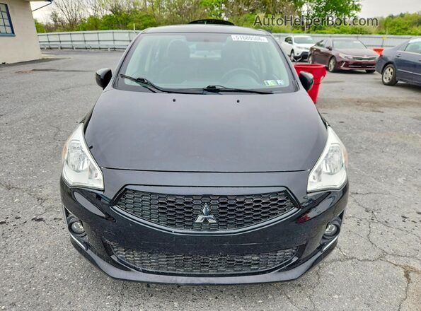 ML32F4FJ2LHF13275 2020 MITSUBISHI MIRAGE Black წინა ხედი