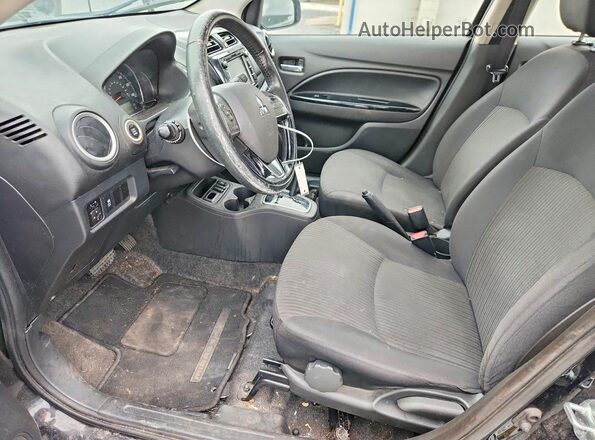 ML32F4FJ2LHF13275 2020 MITSUBISHI MIRAGE Black წინა სალონის ხედი