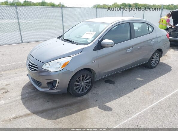 ML32F4FJ8HH004117 2017 MITSUBISHI MIRAGE G4 Gray Vista tres cuartos delantera izquierda