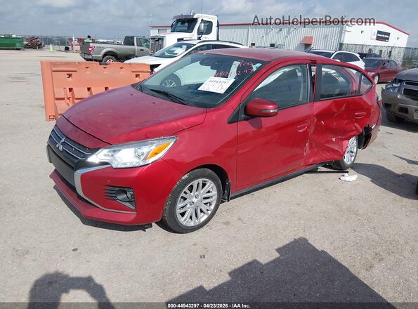 ML32FVFJ0RHF07053 2024 MITSUBISHI MIRAGE G4 Red წინა მარცხენა ხედი სამი მეოთხედიდან