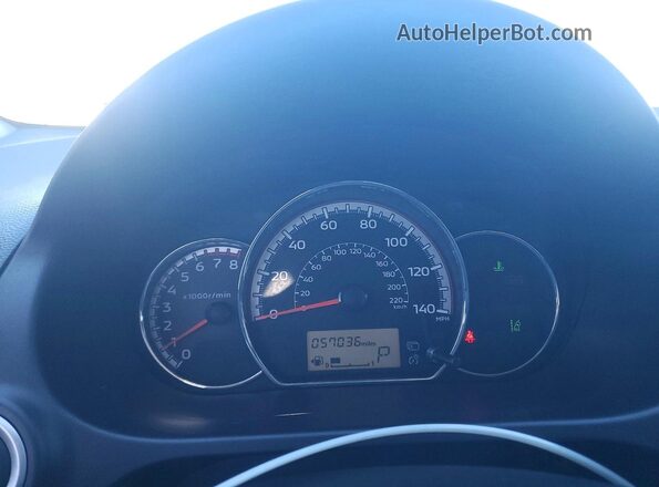 ML32FVFJ7NHF07898 2022 MITSUBISHI MIRAGE Silver Instrument cluster view