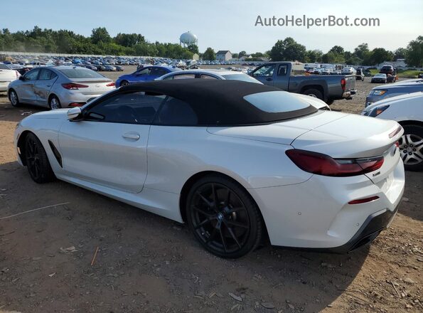 NJ2425E 2021 BMW M8 White Rear left